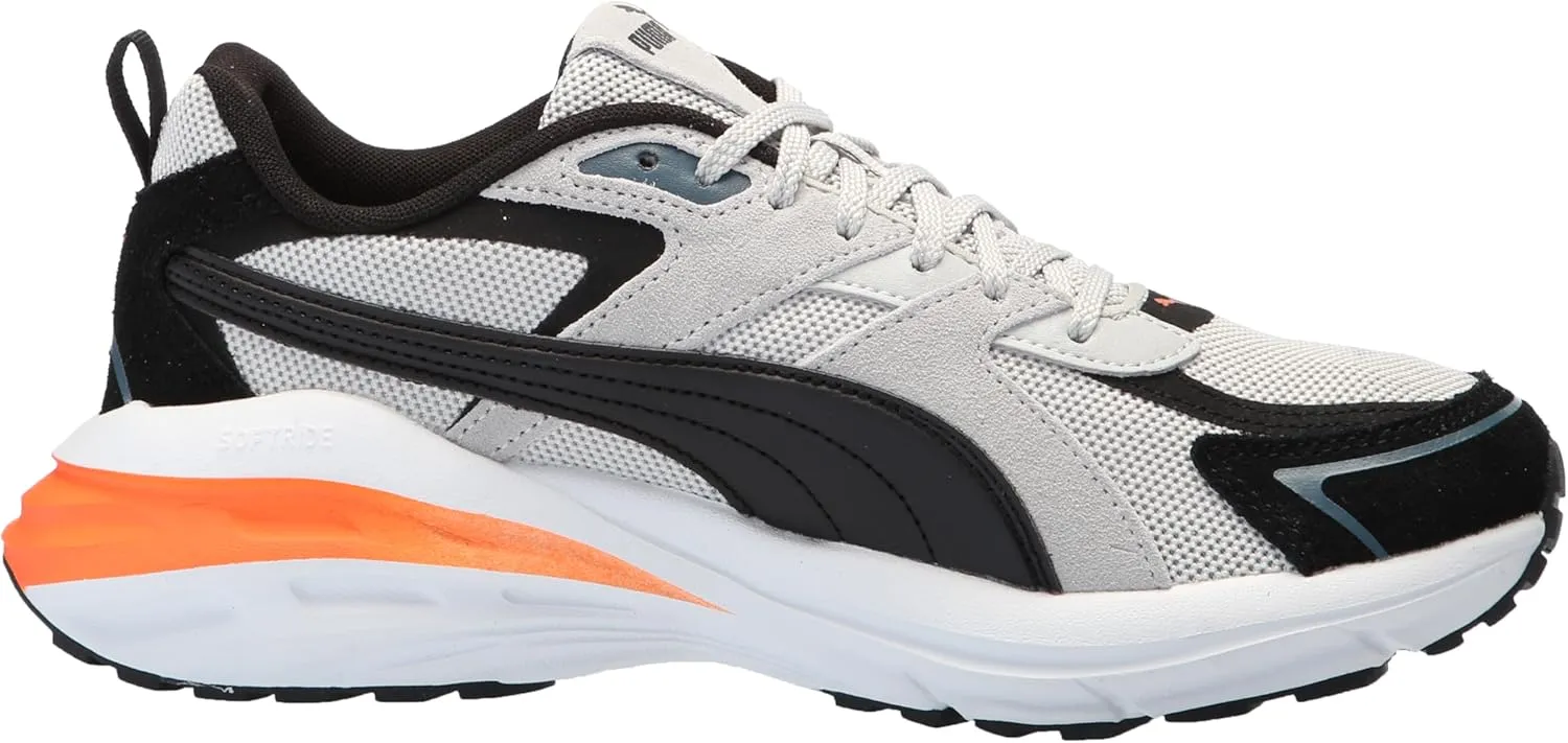 PUMA Men's Hypnotic Leather Shoes, Black-Strong Gray, 10.5