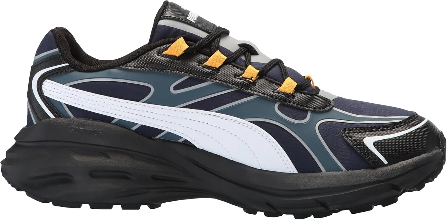 PUMA Men's Hypnotic Leather Shoes, Black-Strong Gray, 10.5