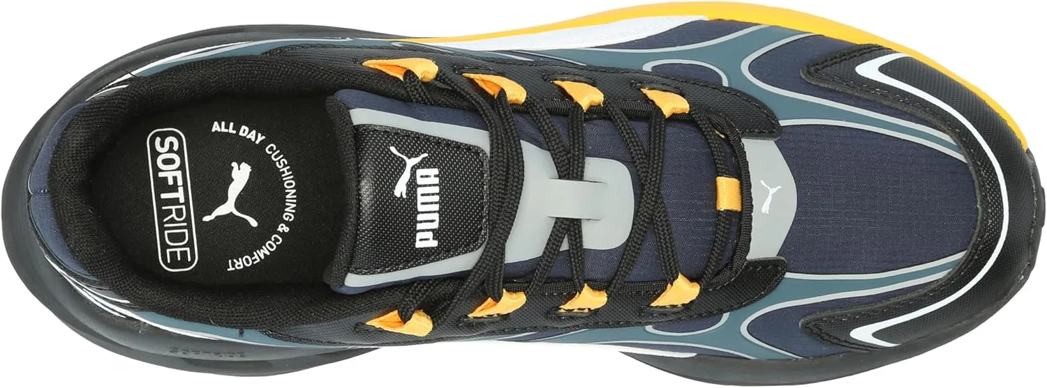 PUMA Men's Hypnotic Leather Shoes, Black-Strong Gray, 10.5