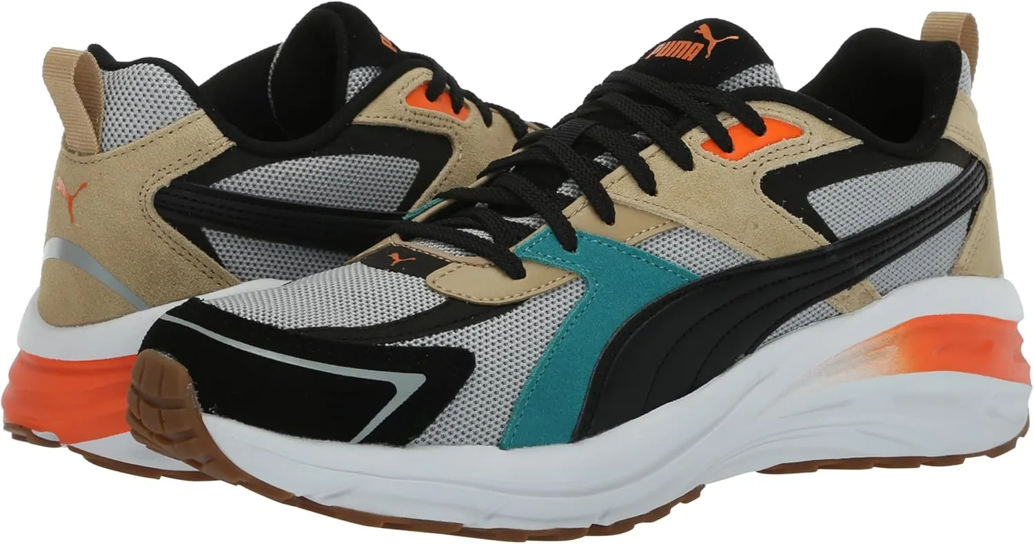 PUMA Men's Hypnotic Leather Shoes, Black-Strong Gray, 10.5