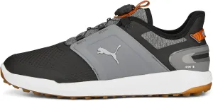 PUMA Men's Ignite Elevate Disc Golf Shoe, Black-Quiet Shade-Gum, 7.5