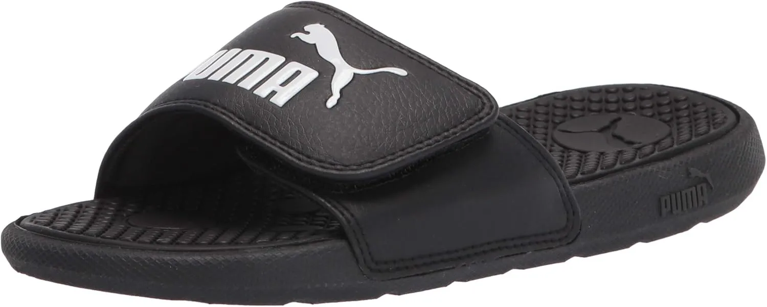 PUMA Unisex-Child Cool Cat Hook and Loop Slide Sandal
