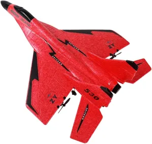 RC Aircraft,2.4GHZ Rc Fighter Glider,RC Airplane with Smart Gyroscope and Colorful Night Light,EPP Plane Model Anti-Collision and Anti-Fall Drone Toy,Gift for Kids