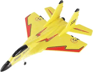 RC Plane,2.4G Remote Control Fighter Glider,Equipped with Smart Gyroscope and Colorful Night Light Toy Airplane,EPP RC Aircraft Anti-Collision and Anti-Fall Drone Toy,Gift for Kids