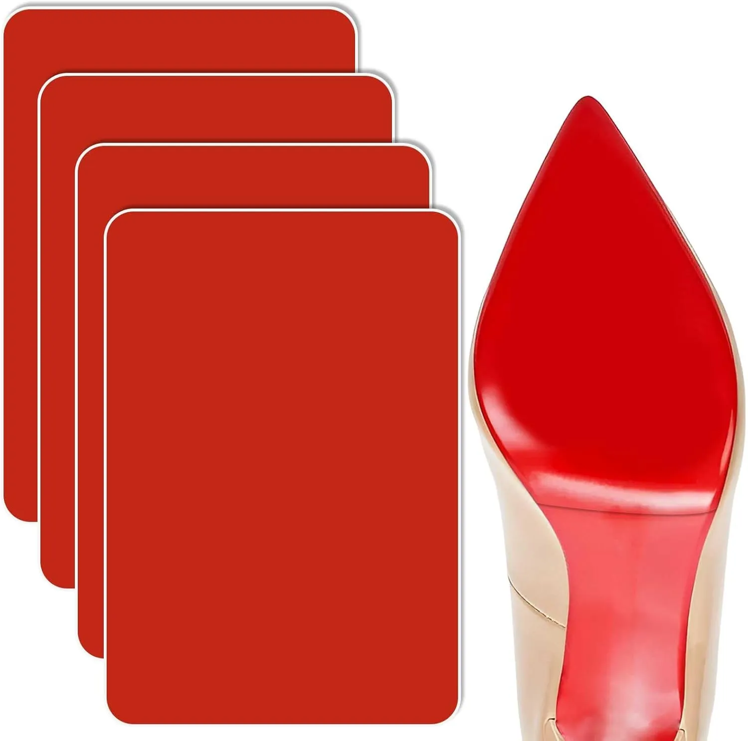 Red Bottom Shoe Protector,Sole Protector for Red Bottom Shoes,Self-Adhesive Shoe Bottom Protector Stickers