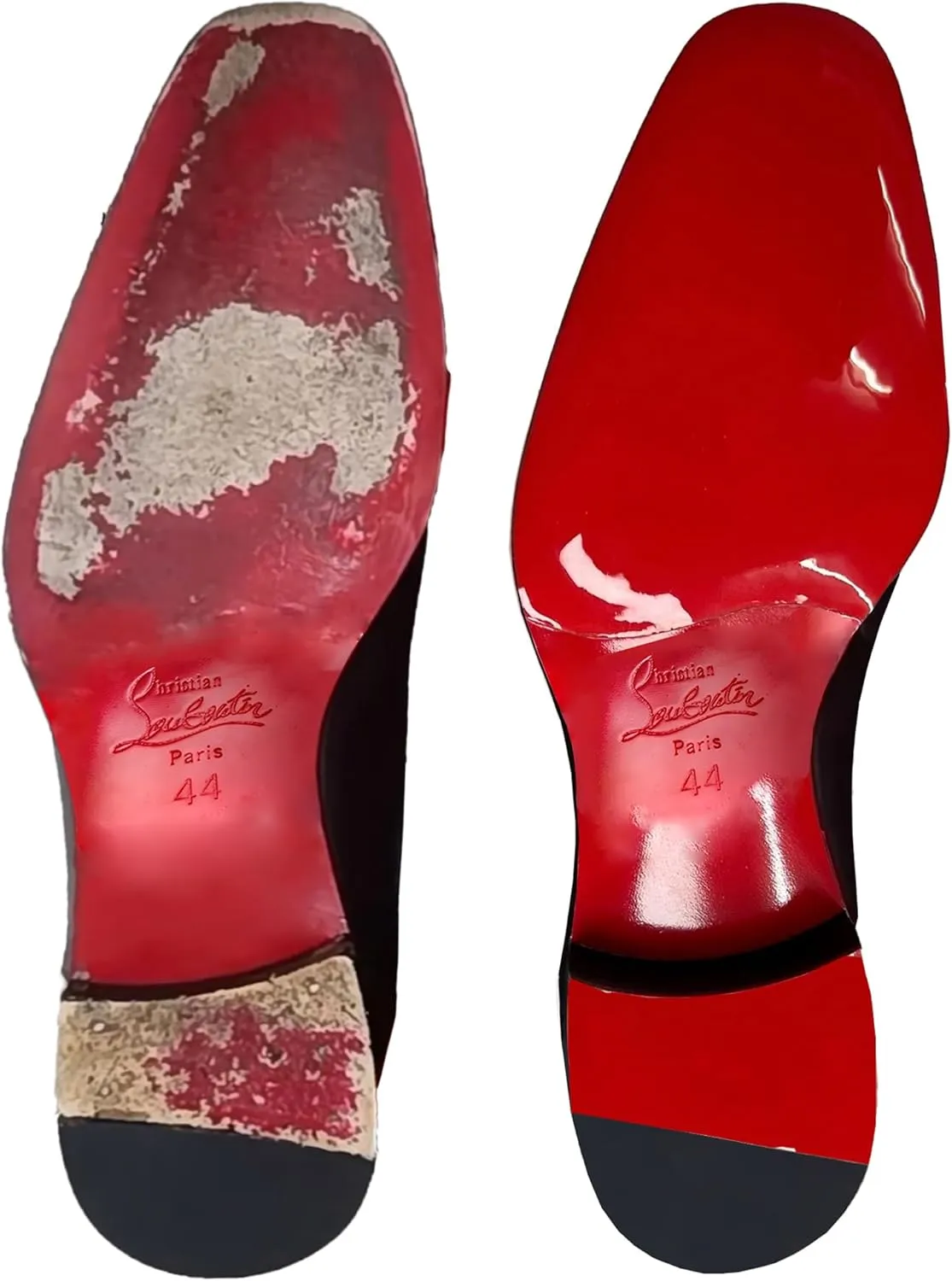 Red Bottom Shoe Sole Protector,Sole Guard - Non-Slip Shoe Pads | Perfect Match for Christian Louboutin Heels | Smooth Surface Traction | Scratch Prevention(4.5 in*40 in Mirror Red)