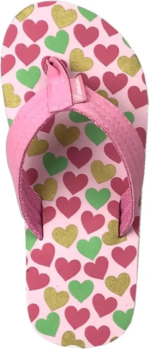 REDVOLUTION Girls Classic Braided Accented Beach Sandals Casual Flip Flop Surfer Girl