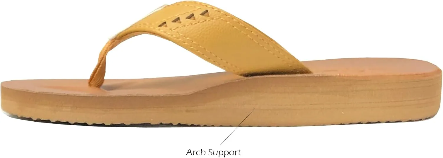 REDVOLUTION New Boys' Beach Sandal TRIBAL Tattoo | Geometric Bali Flip-Flop Sandals