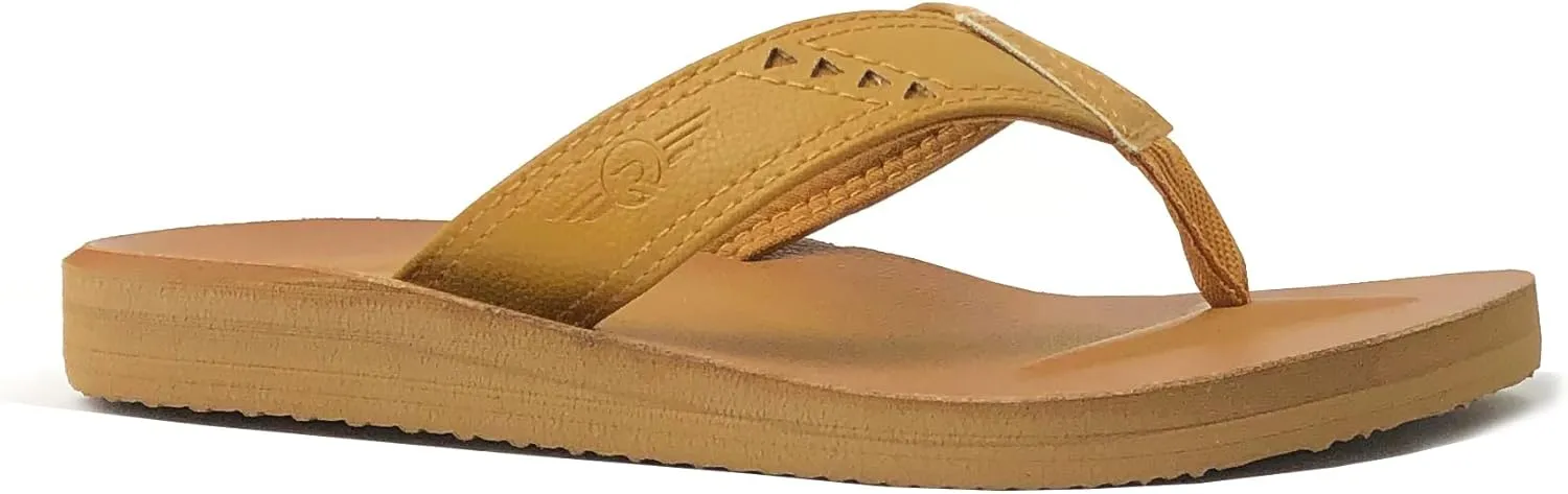REDVOLUTION New Boys' Beach Sandal TRIBAL Tattoo | Geometric Bali Flip-Flop Sandals