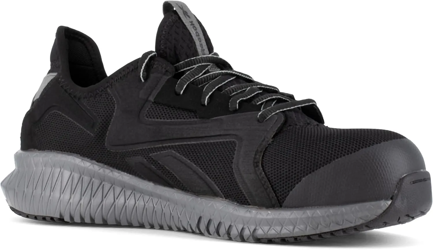 Reebok Work Men's RB4064 Flexagon 3.0 Safety Athletic Work Composite Toe Shoe Black and Grey, 6.5 Wide