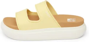 Reef Cushion Bondi 2 Bar Womens Slide Sandal, Lightweight and Supportive Footbed, Water Friendly