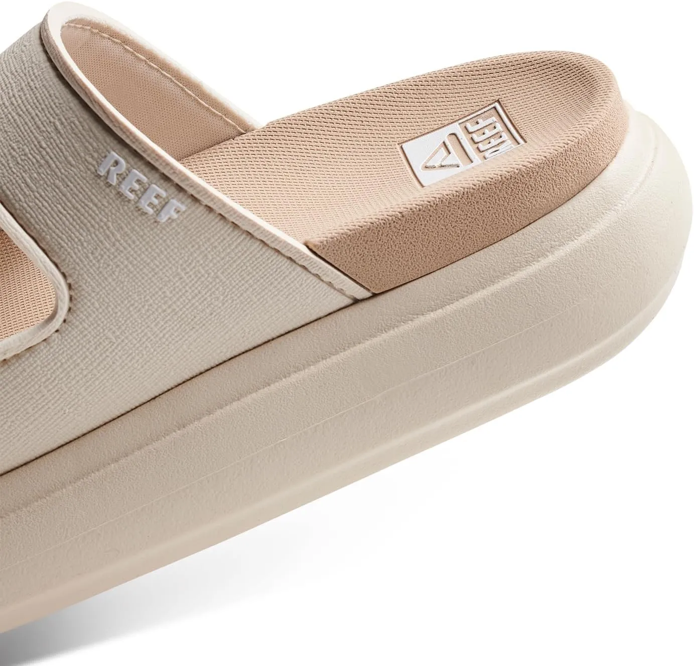 Reef Cushion Bondi 2 Bar Womens Slide Sandal, Lightweight and Supportive Footbed, Water Friendly