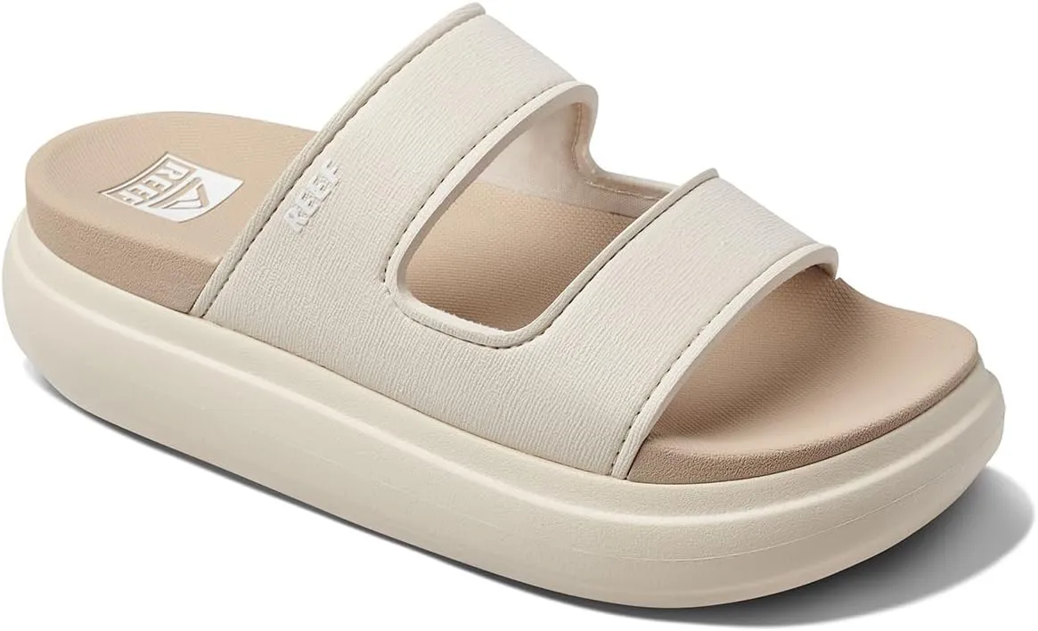 Reef Cushion Bondi 2 Bar Womens Slide Sandal, Lightweight and Supportive Footbed, Water Friendly
