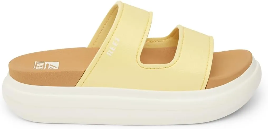 Reef Cushion Bondi 2 Bar Womens Slide Sandal, Lightweight and Supportive Footbed, Water Friendly