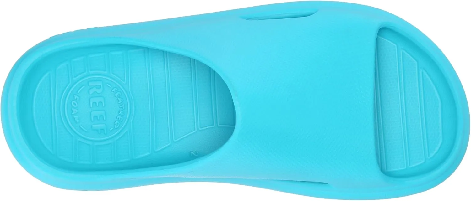 REEF Kids' Rio Slide Sandal, Super Soft Molded EVA Footbed, Lightweight, Water Friendly