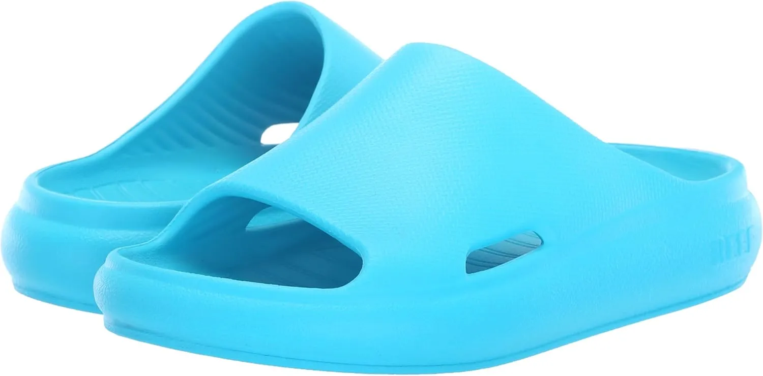 REEF Kids' Rio Slide Sandal, Super Soft Molded EVA Footbed, Lightweight, Water Friendly