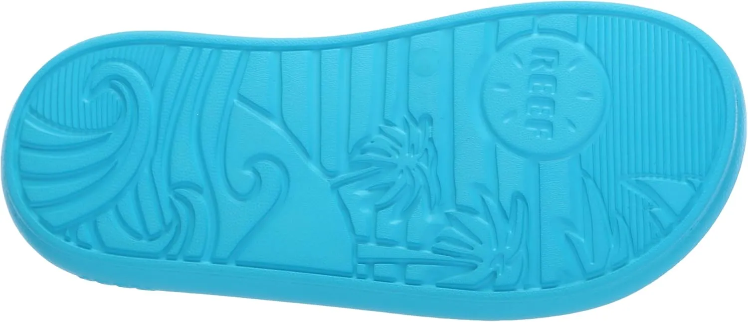 REEF Kids' Rio Slide Sandal, Super Soft Molded EVA Footbed, Lightweight, Water Friendly