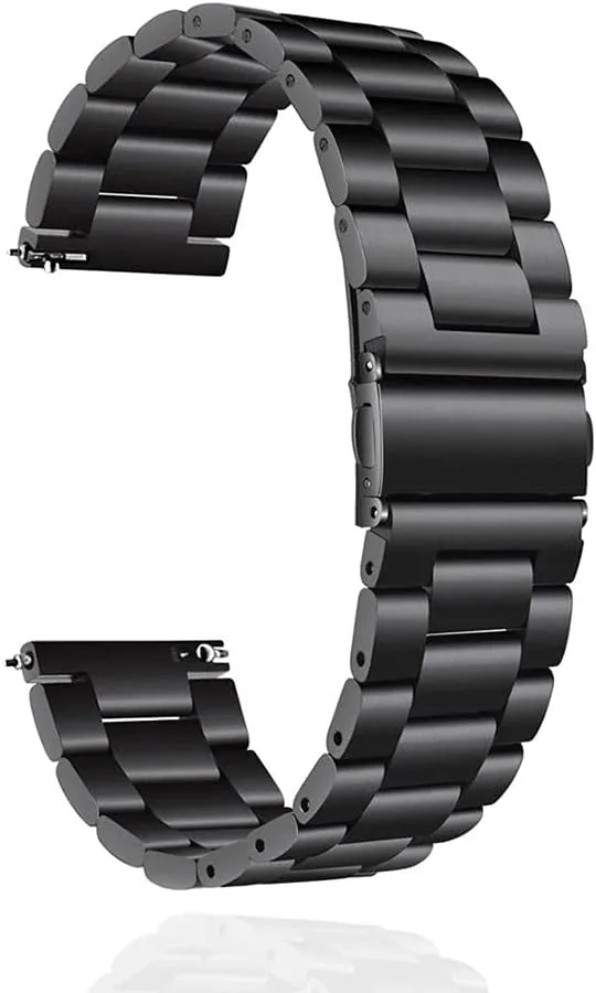 Replacement Watch-Band 20mm Stainless Steel Strap Bracelet Watch Wriststrap(D)