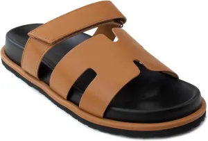 RF ROOM OF FASHION Women's Cutout Design Comfort Slide Sandals
