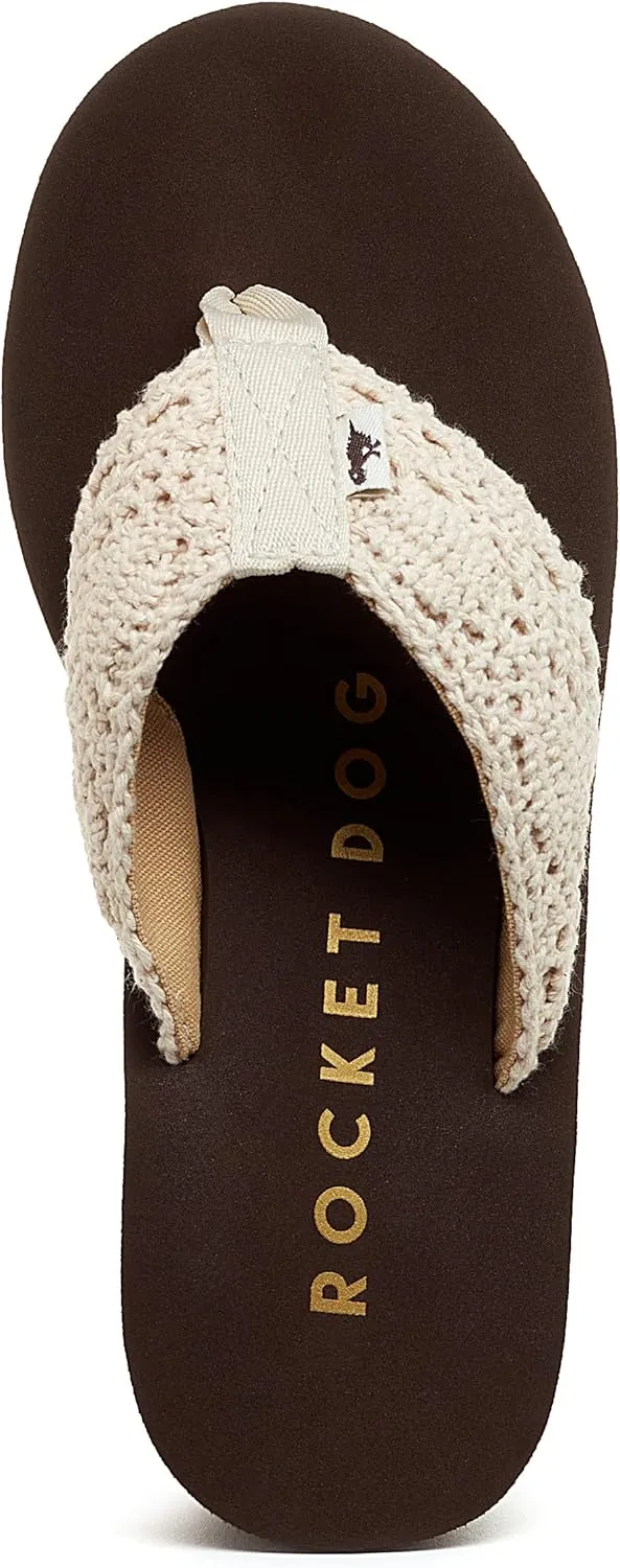 Rocket Dog Women's Diver Comfort Foam Wedge Flip Flop Sandal