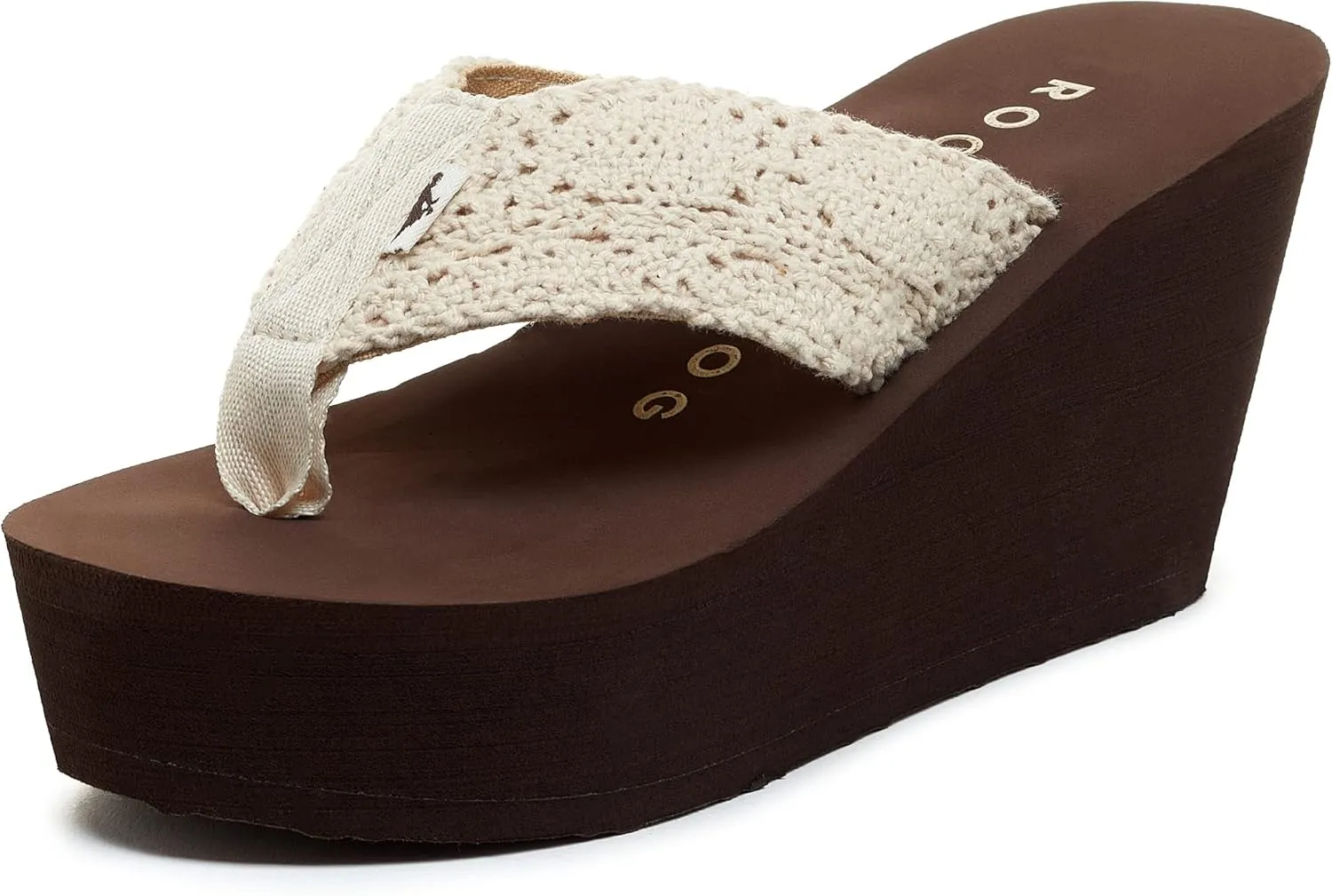 Rocket Dog Women's Diver Comfort Foam Wedge Flip Flop Sandal