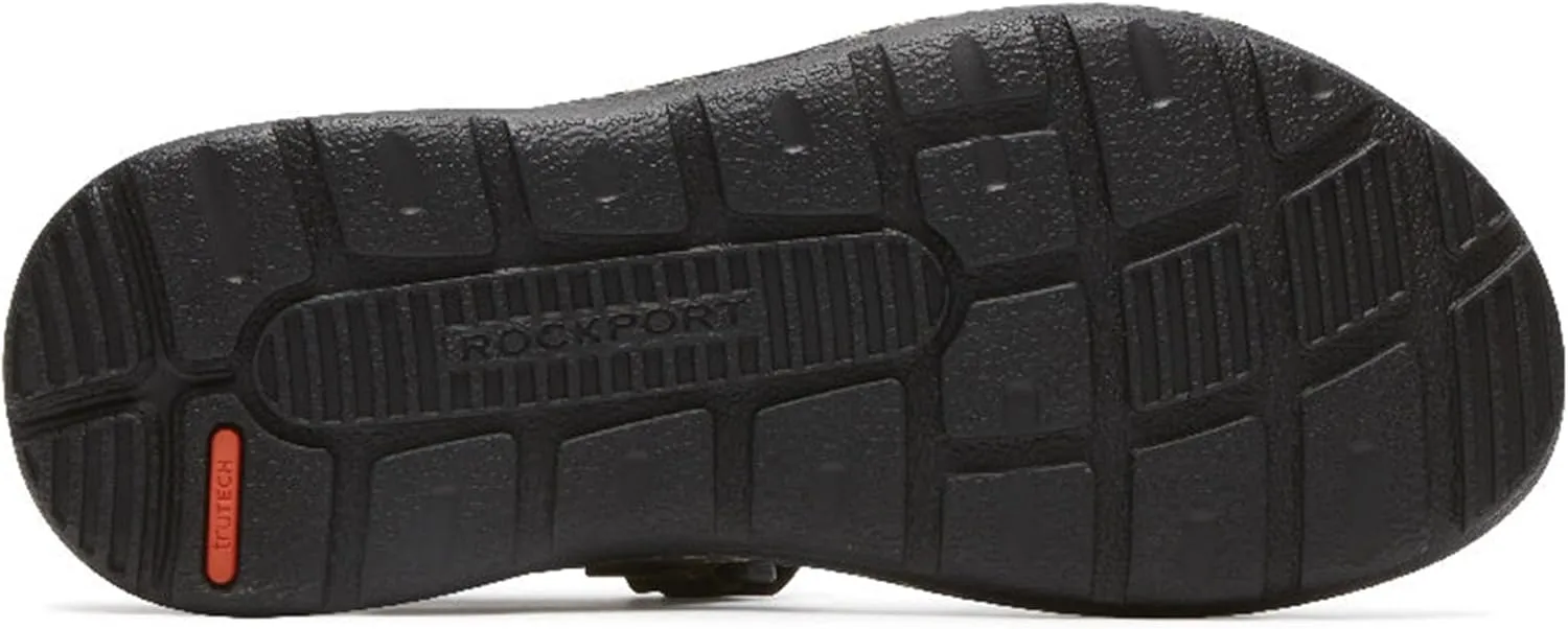 Rockport Men's Darwyn Quarter Strap Platform Slide Sandal