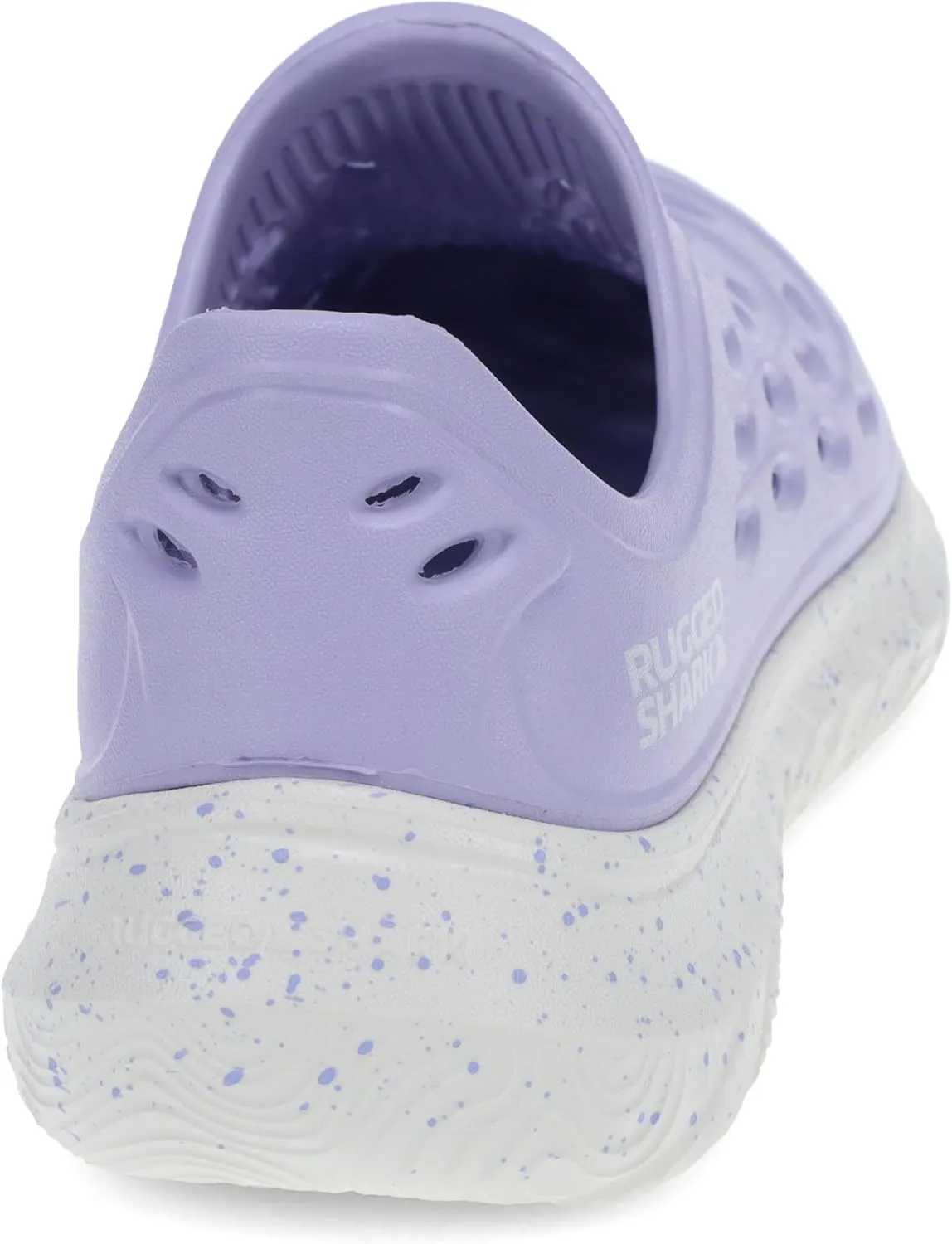 Rugged Shark Rift Slip-On Water Shoes – Quick-Dry EVA, AQUAFLO® Drainage, Ventilated, Lightweight, Textured Footbed, Easy On/Off, Perfect for Beach, Pool, and Outdoor Adventures