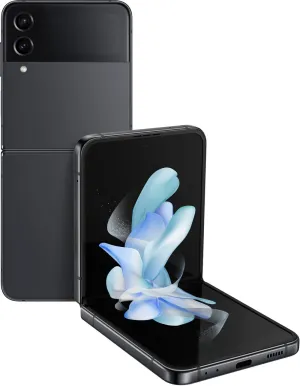 Samsung Galaxy Z Flip 4 256GB Graphite SM-F721U AT&T (Renewed)