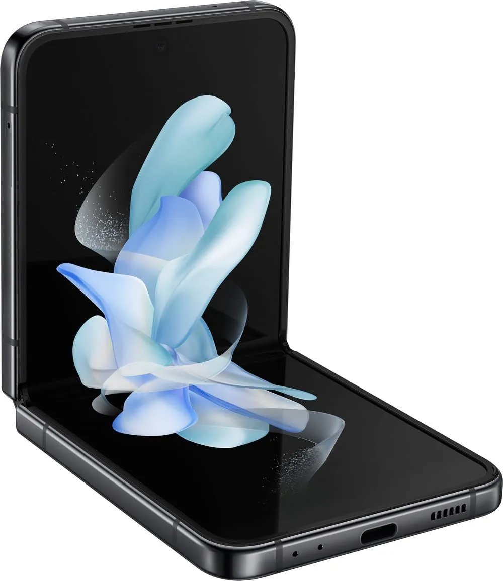 Samsung Galaxy Z Flip 4 256GB Graphite SM-F721U AT&T (Renewed)