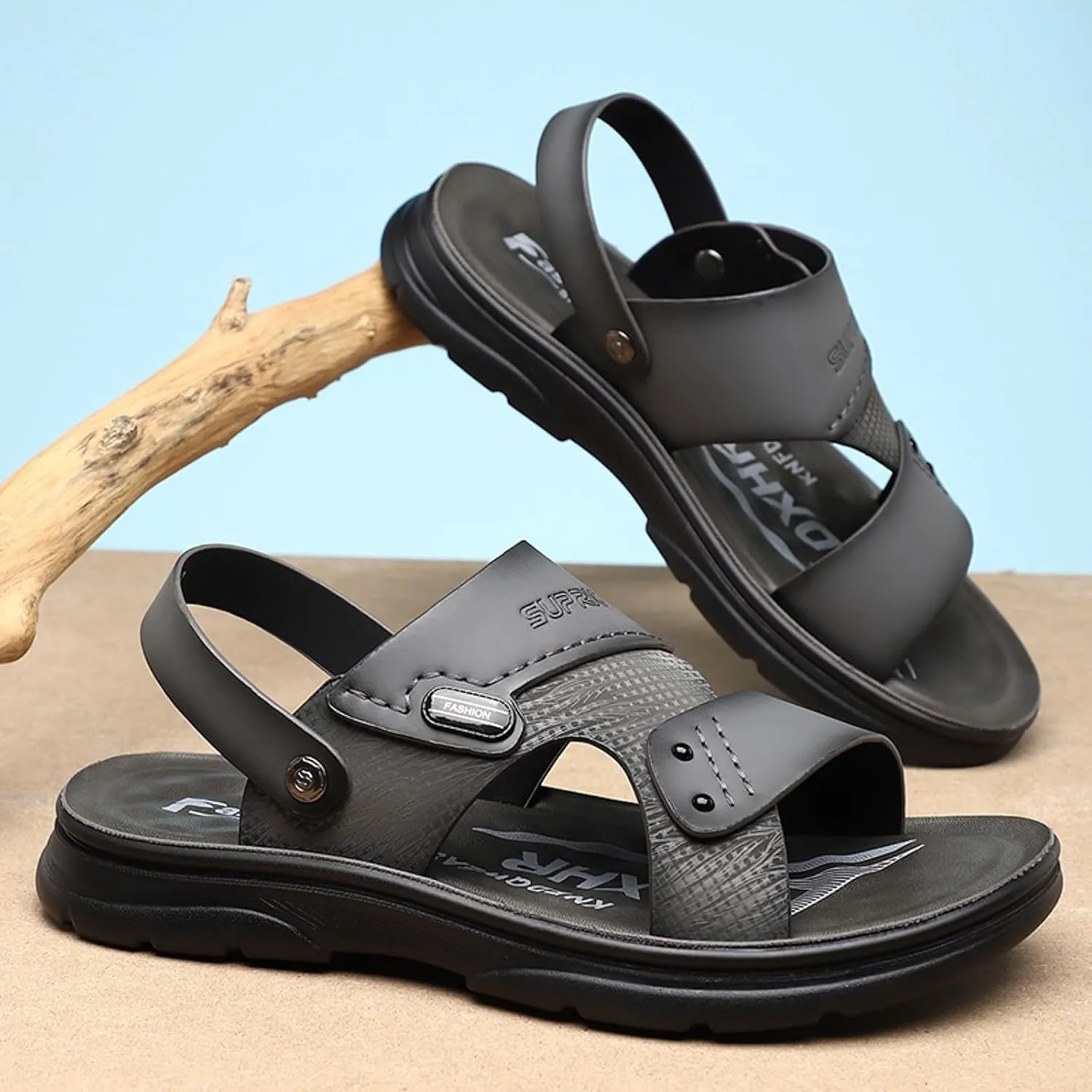 Sandals Men Size Soft Sole Comfortable Sandals Open Toe Walking Shoes Sandal Men Outdoor Beach Mens Slide Slippers