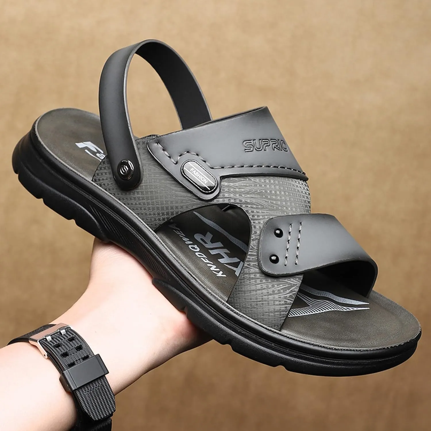 Sandals Men Size Soft Sole Comfortable Sandals Open Toe Walking Shoes Sandal Men Outdoor Beach Mens Slide Slippers