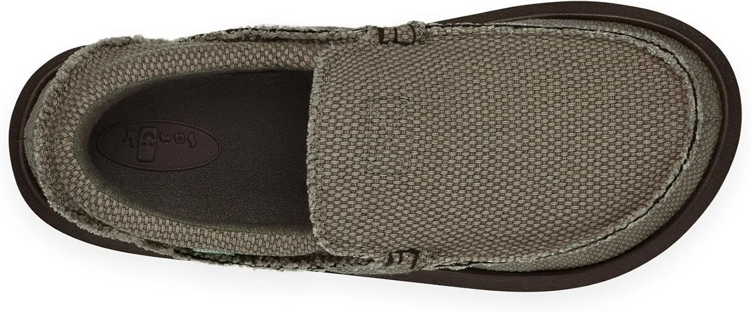 Sanuk Mens Original Chiba Loafers for Men | Mens Shoes | Slip On Shoes for Men | Big & Tall Sizes 8-18 Available | Comfort Foam Footbed