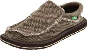 Sanuk Mens Original Chiba Loafers for Men | Mens Shoes | Slip On Shoes for Men | Big & Tall Sizes 8-18 Available | Comfort Foam Footbed