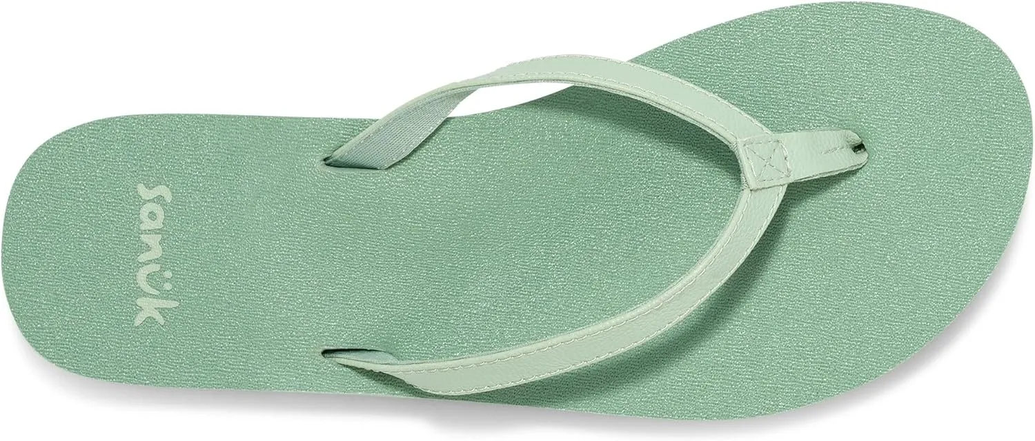 Sanuk Yoga Joy | Flip Flops for Women | Yoga Sandals For Women | Women's Beach Sandals | Memory Foam Footbed