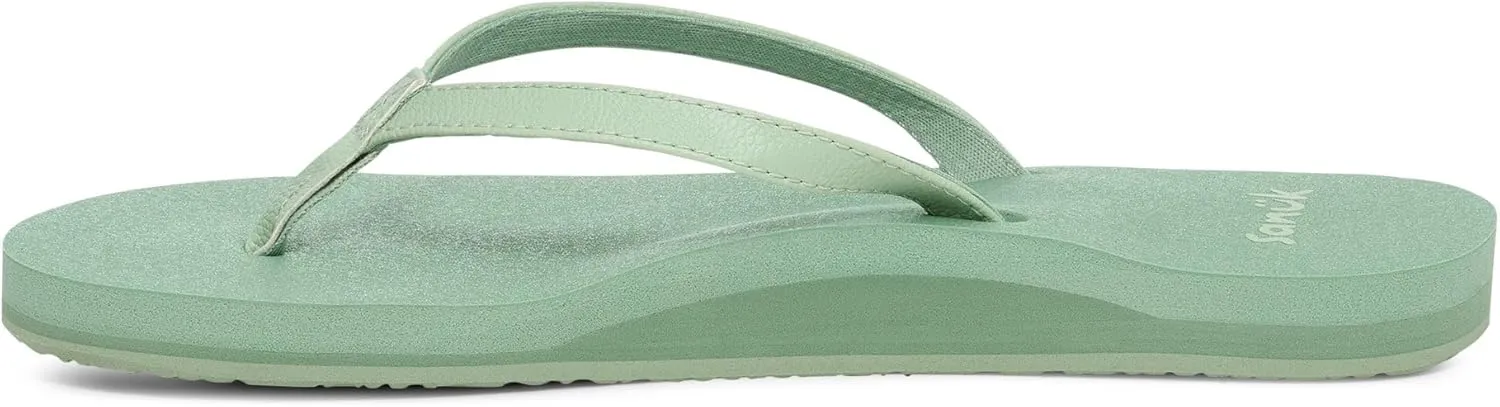 Sanuk Yoga Joy | Flip Flops for Women | Yoga Sandals For Women | Women's Beach Sandals | Memory Foam Footbed