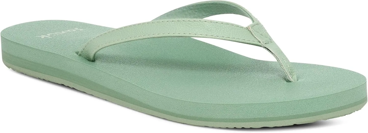 Sanuk Yoga Joy | Flip Flops for Women | Yoga Sandals For Women | Women's Beach Sandals | Memory Foam Footbed