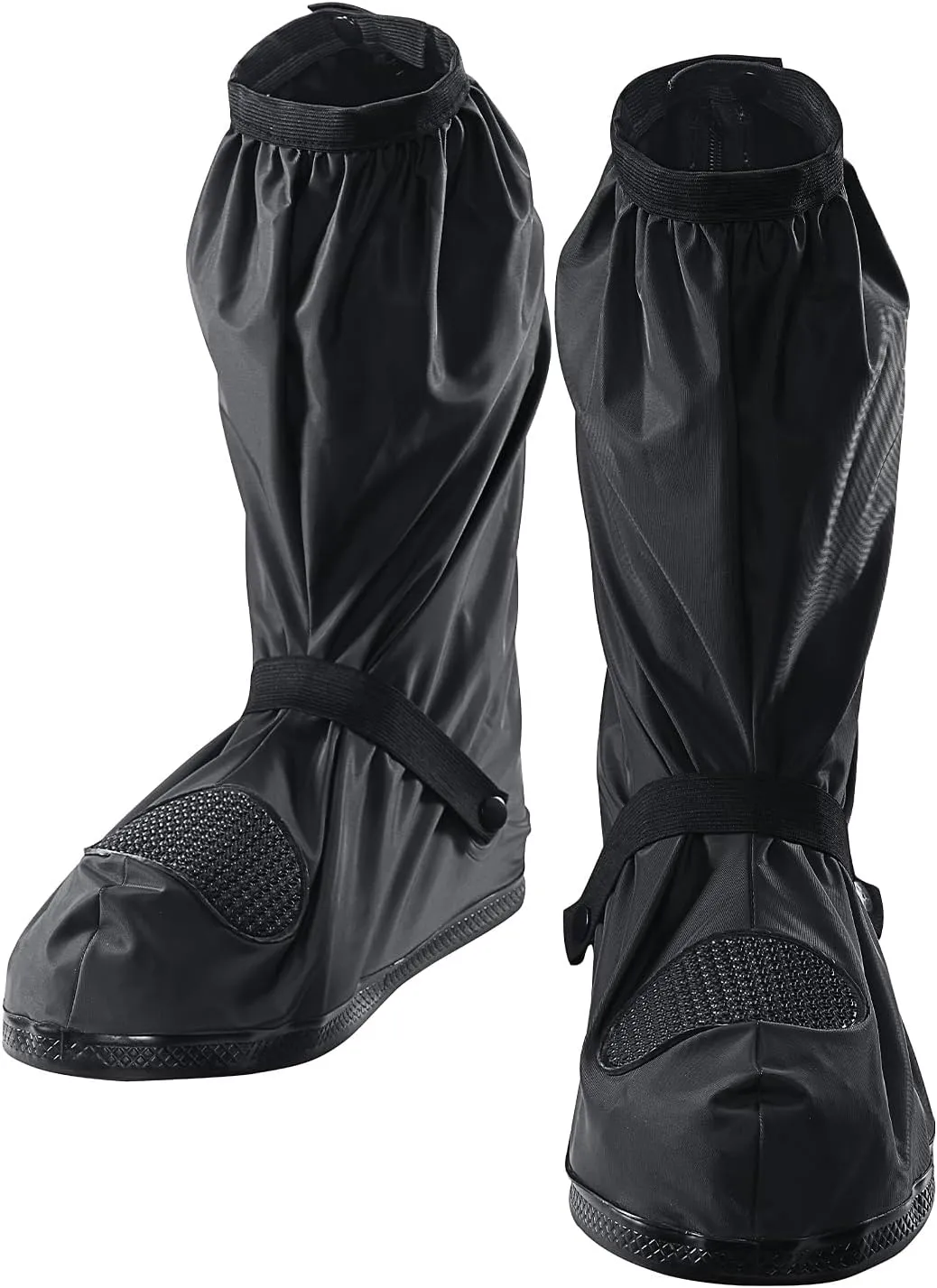 Scoyco Rain Shoe Covers Waterproof Rain Boot Shoe Covers with Zipper Non-slip