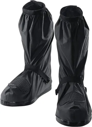 Scoyco Rain Shoe Covers Waterproof Rain Boot Shoe Covers with Zipper Non-slip
