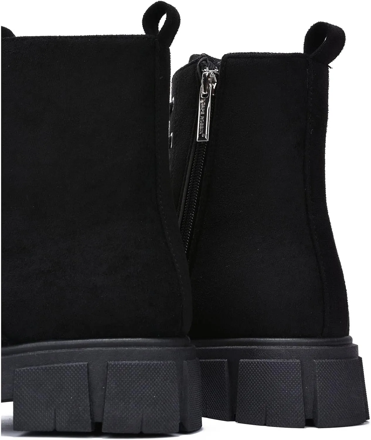 Shanda Suede 7-Hole Platform Lug Booties (Shanda)