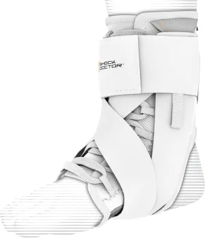 Shock Doctor Adult Ultra Wrap Lace Ankle Brace, Maximum Support, Adjustable Compression