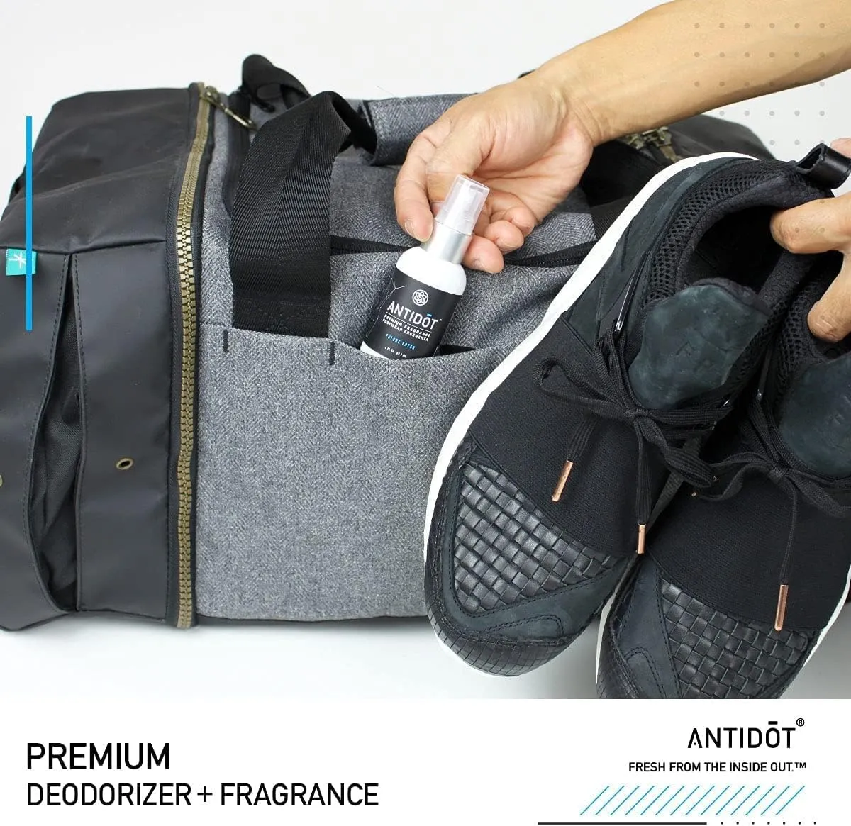 Shoe Deodorizer for Sneakerheads by ANTIDOT - Advanced Shoe Freshener Spray Collection | Shoe Odor Neutralizing Formula (Future Fresh)