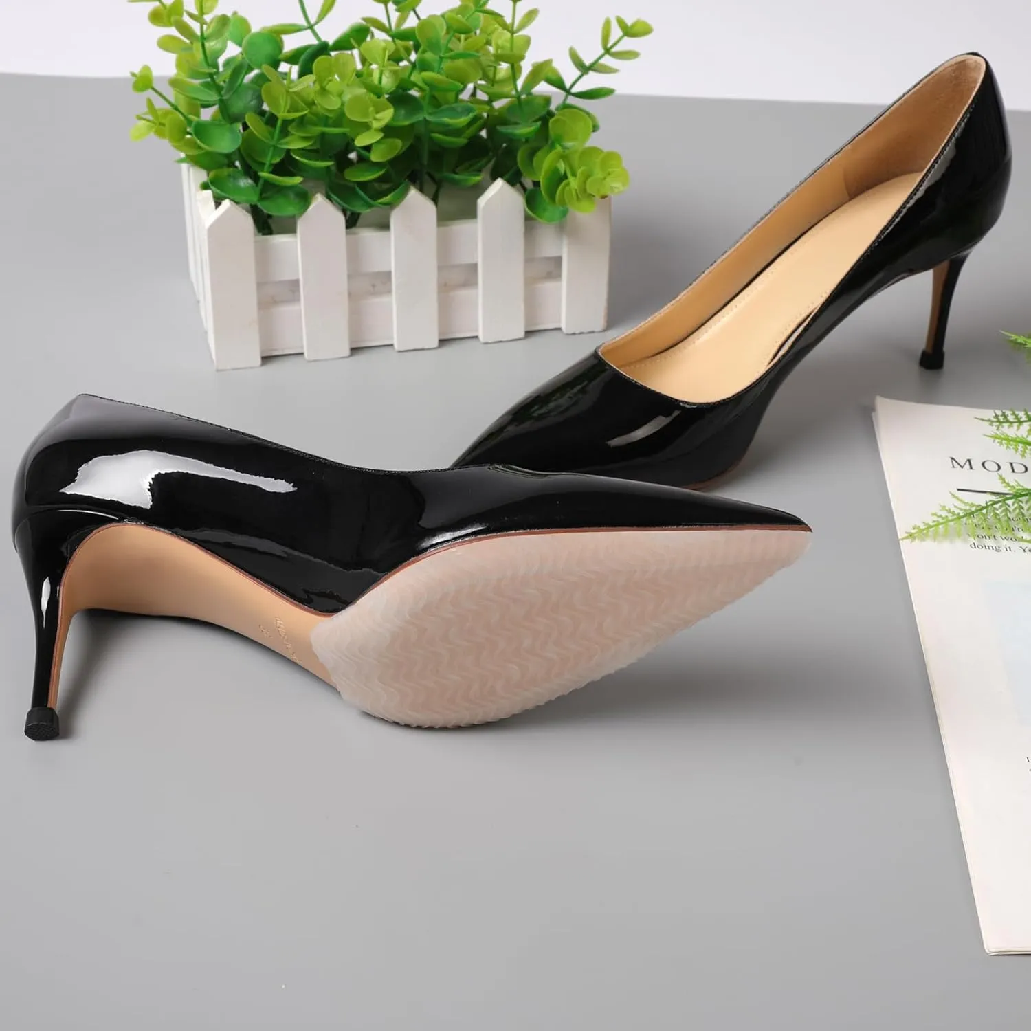 Shoe Sole Protector Red Bottom Protector for Christian Louboutin Shoe Bottom Protector for High Heels- Self Adhesive Shoe Grips on Bottom of Shoes
