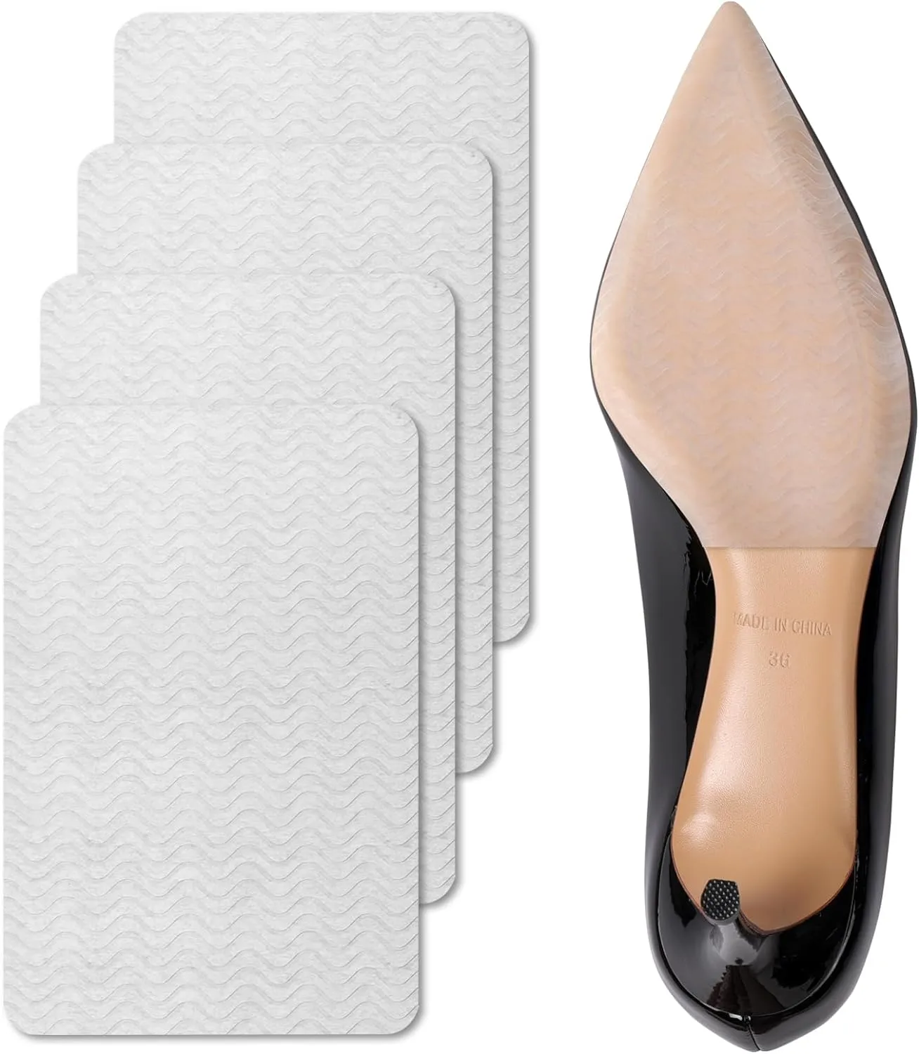 Shoe Sole Protector Red Bottom Protector for Christian Louboutin Shoe Bottom Protector for High Heels- Self Adhesive Shoe Grips on Bottom of Shoes