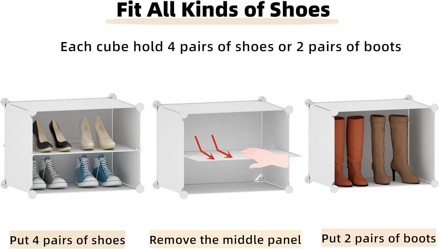 Shoe Storage,48 Pairs Shoe Rack Organizer for Closet Shoe Cabinet with Door Shoe Shelves for Closet,Entryway,Hallway,Bedroom
