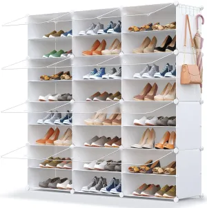 Shoe Storage,48 Pairs Shoe Rack Organizer for Closet Shoe Cabinet with Door Shoe Shelves for Closet,Entryway,Hallway,Bedroom