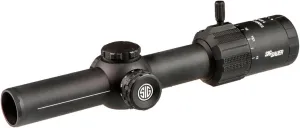 SIG SAUER Tango-MSR LPVO 1-6X24 30mm Tube F2 / Second Focal Plane Riflescope with Hellfire Illuminated FL-6 Reticle - Durable Waterproof Fogproof Black Hunting Rifle Scope - Lens Covers Included