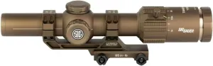 SIG SAUER Tango-MSR LPVO 1-6X24mm Waterproof Fog-Proof Rugged Tactical Hunting Rifle Scope | Second Focal Plane/F2 | Illuminated MSR BDC-6 Reticle
