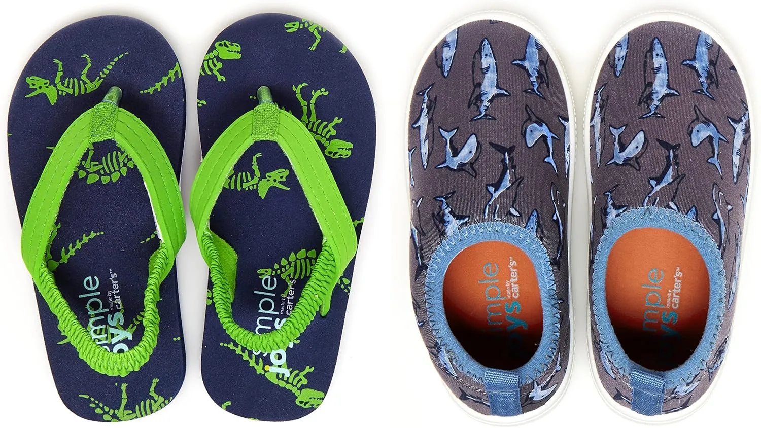 Simple Joys by Carter's boy's Archer Kaia Aqua Set Sandal