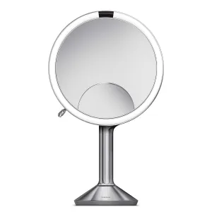 simplehuman Sensor Mirror Trio, Brushed Stainless Steel
