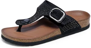 Skechers Women's Arch Fit Granola-Enchanted Sparkle Flip-Flop